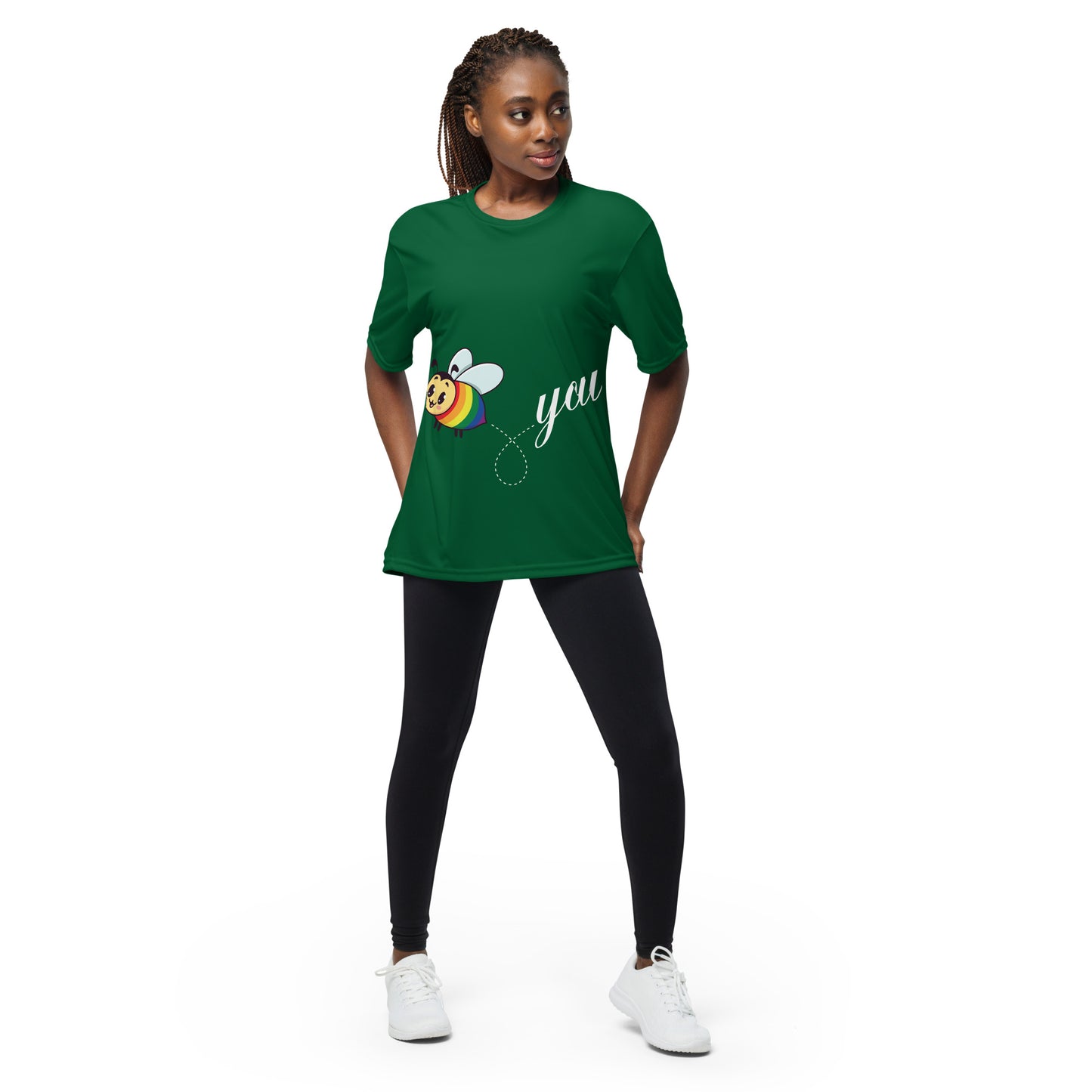 Bee You Apparel | Unisex performance crew neck t-shirt