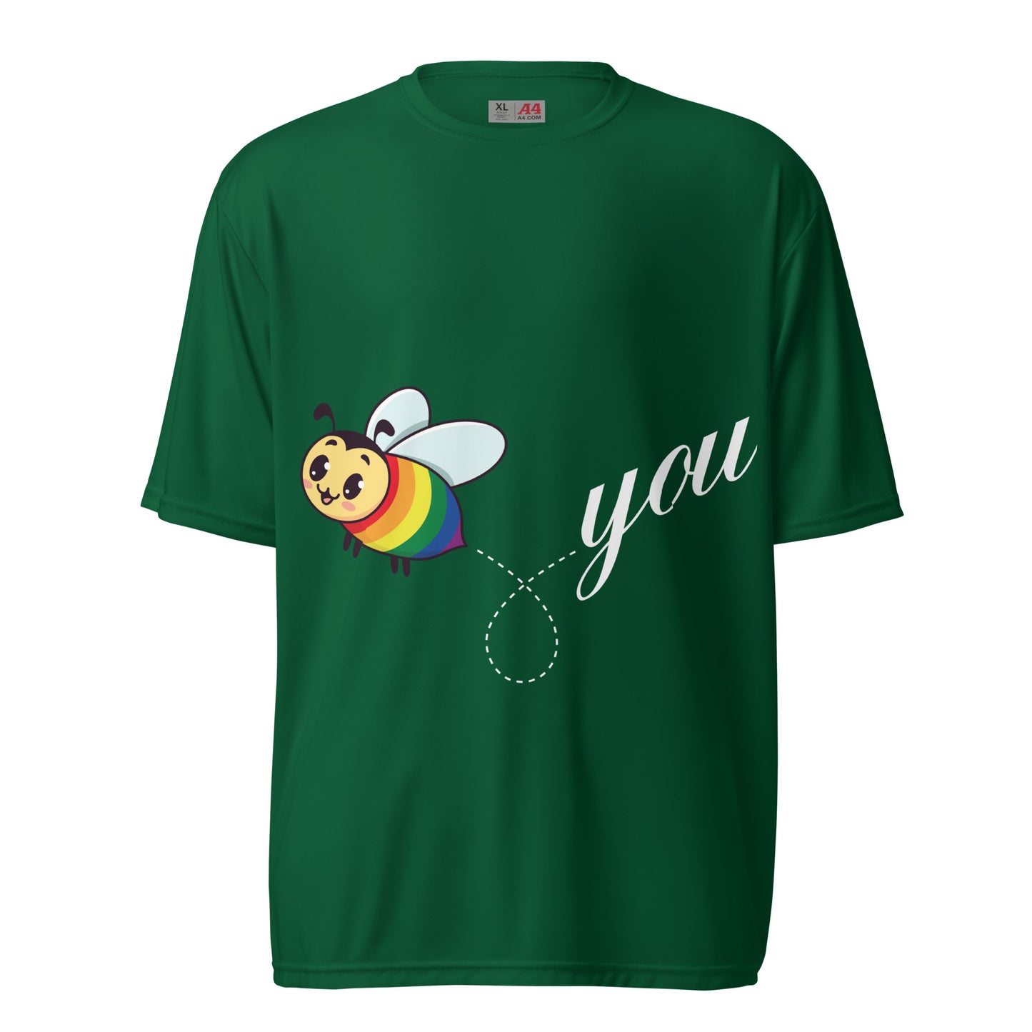 Bee You Apparel | Unisex performance crew neck t-shirt