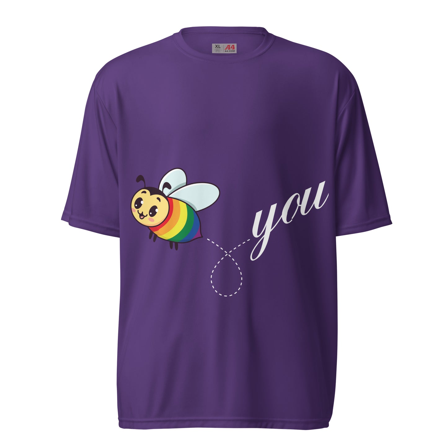 Bee You Apparel | Unisex performance crew neck t-shirt